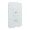 Smart 3 pin power socket wall switch and socket with usb port