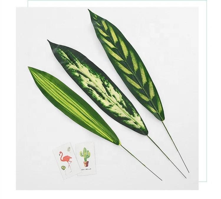 

V-3158 Wholesale Artificial Green Leaf For Indoor Decoration, Artificial green leaves