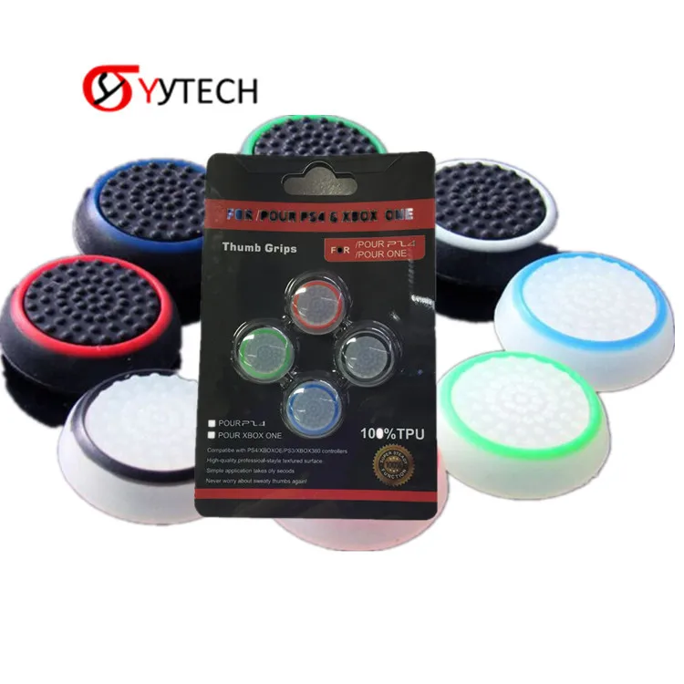 

SYYTECH Double Color Thumb Stick Grip Silicon Cap for PS4 Xbox one PS3 Xbox 360 Thumbstick Grips