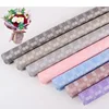 Grids design wrapping tissue paper flowers sale