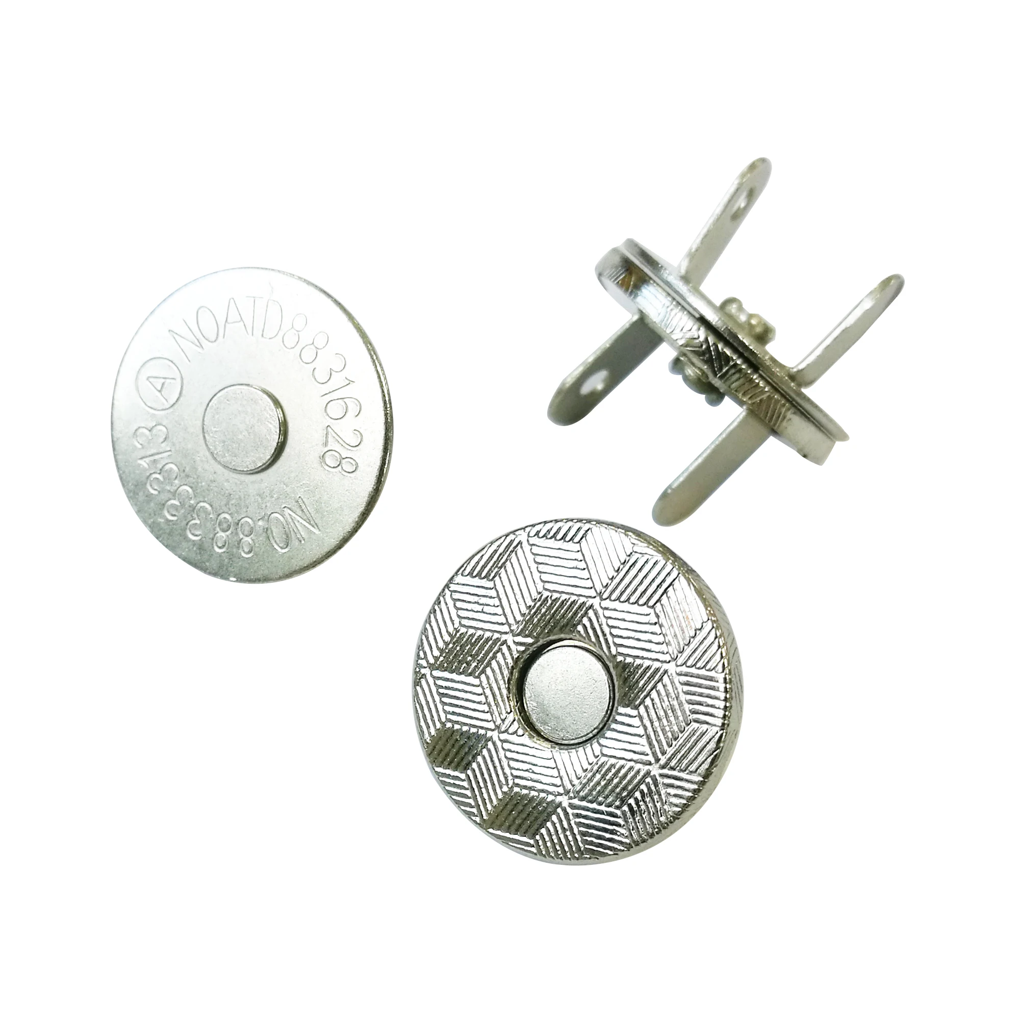 
Metal fitting strong magnet ultra thin snap magnetic button 