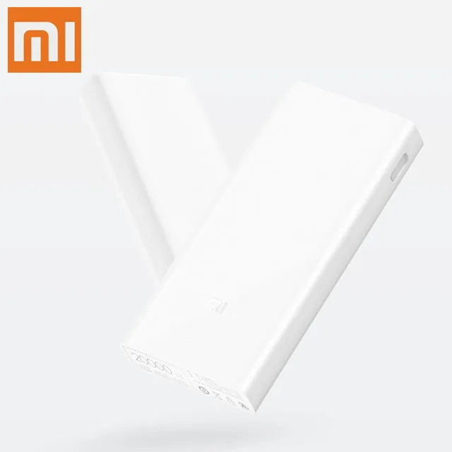 2018 New Arrival Original Xiaomi Power Bank 20000mAh 2C Two-way Quick Charger High-capacity Dual USB Xiaomi Mi