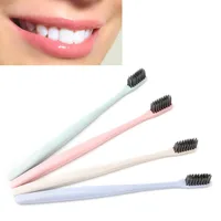 

Nano Ultra Soft Oral Hygiene Bamboo Charcoal Toothbrush Solid Color For Adults Children
