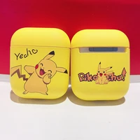 

Cartoon Pikachu Water Transfer Printing PC Case For Apple Airpods 2