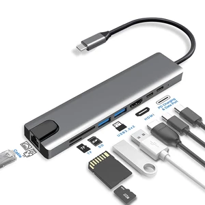 C Hub 8 1 Function Adapter Laptops
