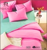Good bi-color bridal bed comforter set
