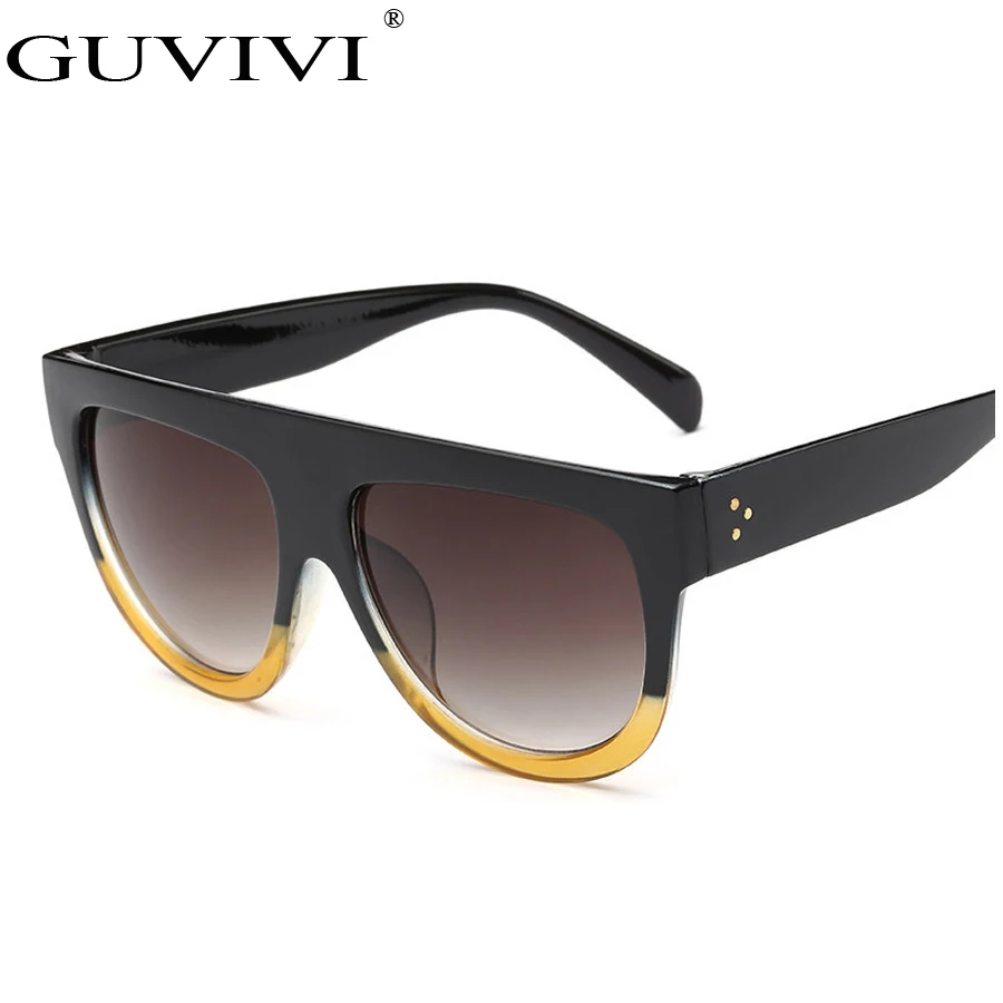 

GUVIVI Hand polished sunglasses customize Logo round gradient color italy design ce sunglasses, Mix color
