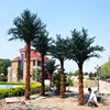 anti strong wind and uv wholesale for outdoor decoration artificial fiberglass coconut date palm tree with light