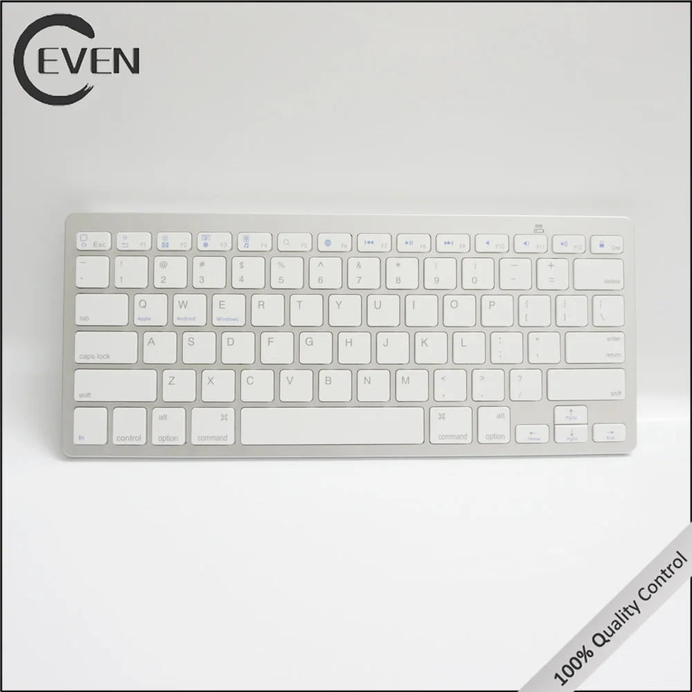 
Aluminum Ultra Slim Wireless 3.0 Bluetooth Keyboard for PC Mobile 