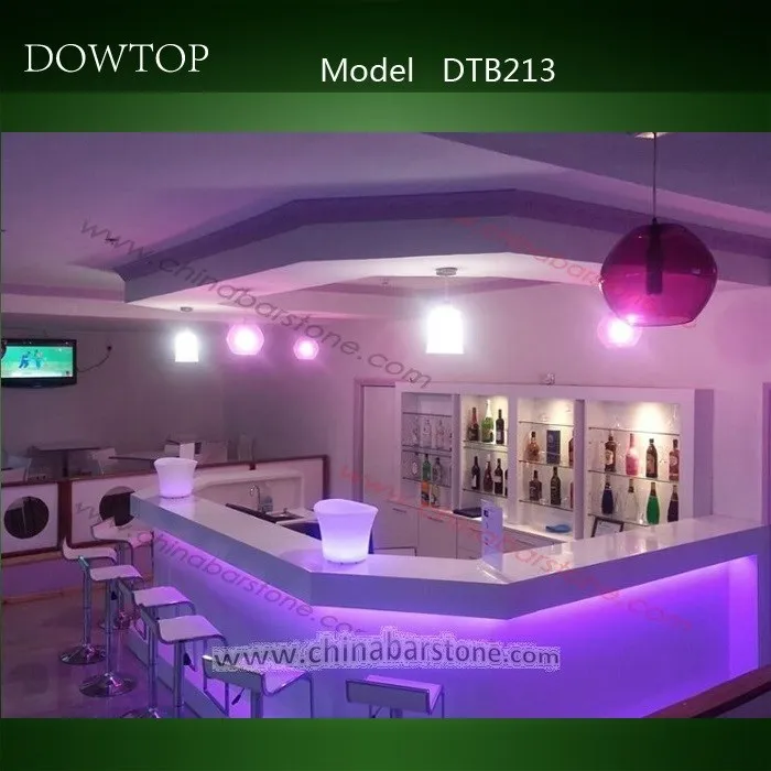 Moderne commerciale led jus de comptoir de bar à vendre tables de ... Comptoir bar moderne