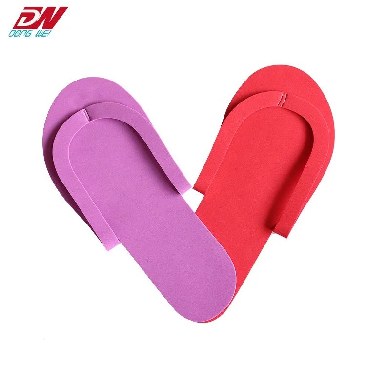 
factory supplies disposable Eva slippers for hotel pedicure shops 