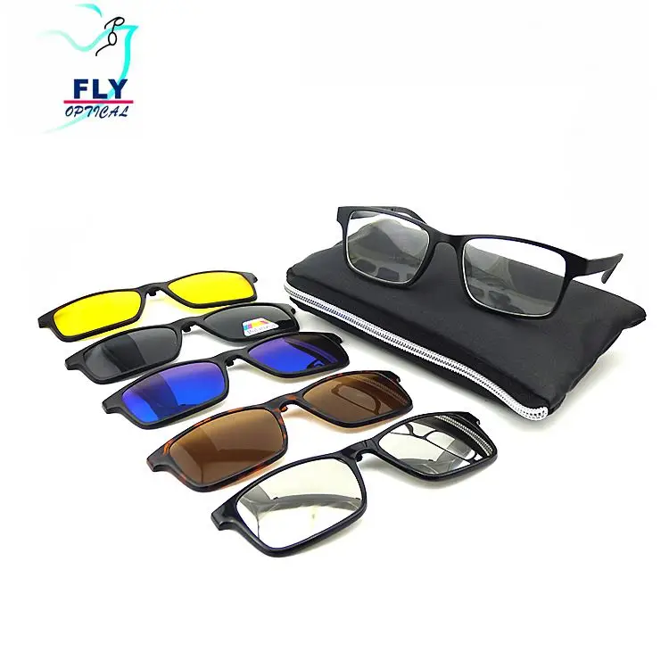 

Light TR90 ultem magnet driving clip on sun glasses CE magnetic clip on sunglasses polarized for mens and womens