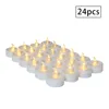 Battery-Operated Warm-white Flickering LED wedding candle