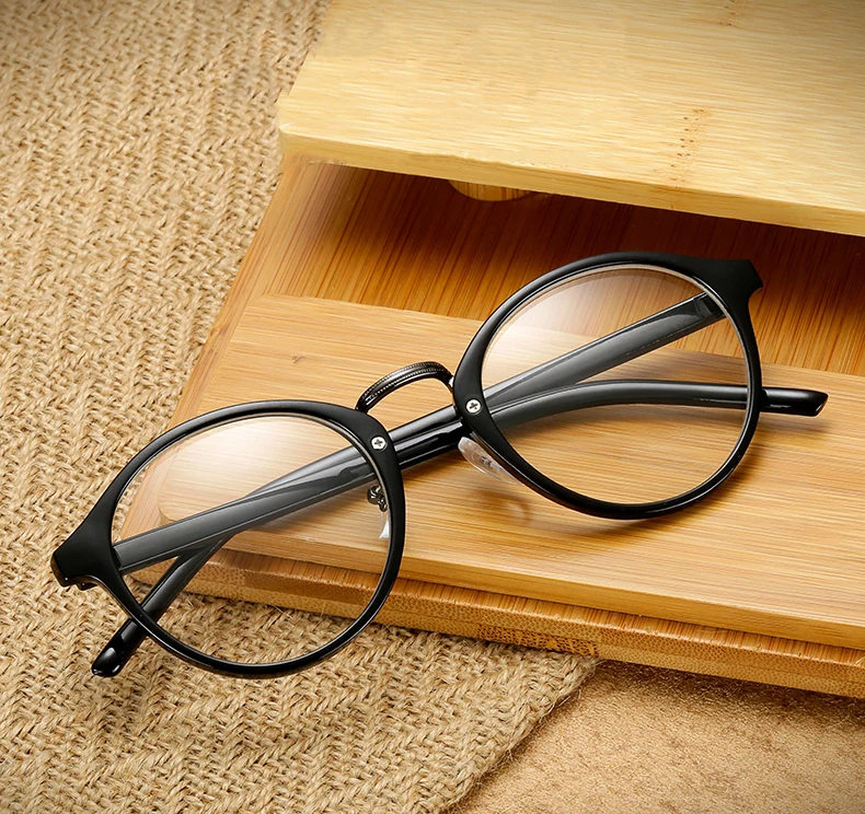 Parcialmente sugerir Catástrofe Wholesale Montura de gafas redondas para hombre y mujer, anteojos clásicos,  sin prescripción, baratos, PC From m.alibaba.com