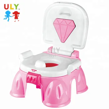 Portable Musical Plastic Baby Toilet Training Seat Chair Baby Potty