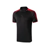 Cheap High Quality Black Red T Shirt Short Sleeve New Design Polo Shirt