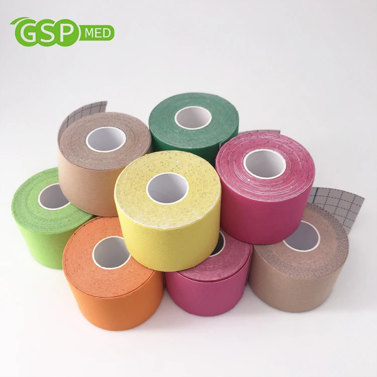 

5cm*5m muscle tape roll for athlete self- cut kinesiology kt tape