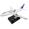 Custom Luxury Airline Souvenir Gifts Crystal Glass Airplane Model
