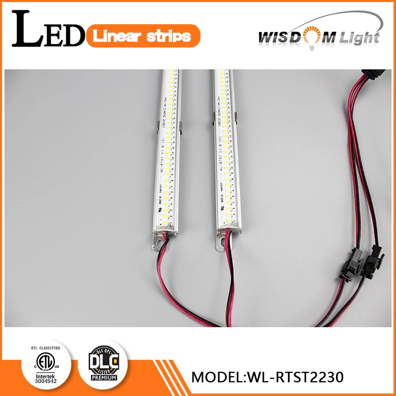 Magnets install 2ft 30W T5 size strip rgb led strip