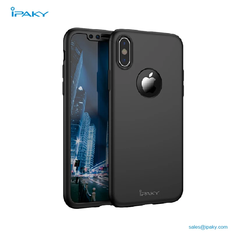 new product Ipaky Luxury Free Sample Cell Mobile Cover 360 Full Pc Custom Phone Cases For Iphone X