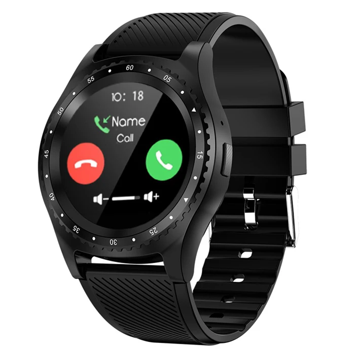 

Round Sports Smartwatch 2019 for Android phone, Black/white/red