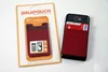 Spandex smart wallet for mobile phones. 3M adhesive sticks, card holder for cellphone.spandex wallet for mobile phone.