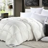 100% White Silk Sateen Fabric Comforter sets King size super Warm King size Duvet