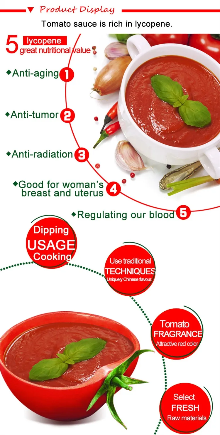 Halal Tomato Paste Ketchup