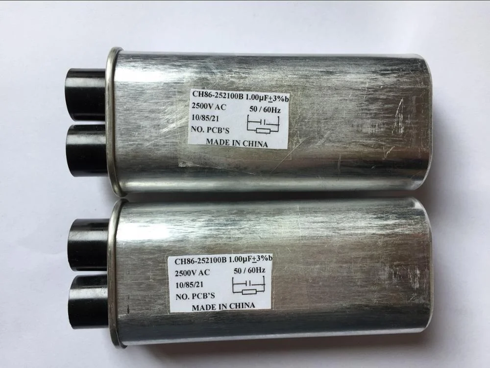 
microwave oven capacitor 1.00uF 2500VAC 