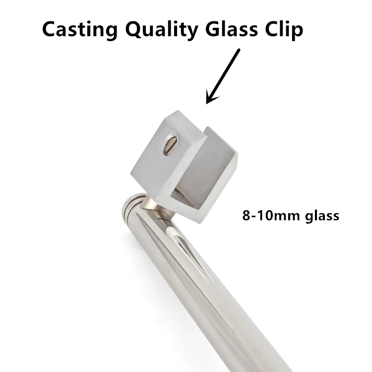 Glass Shower Door Support Bars 415mm Flexible Bathroom Shower