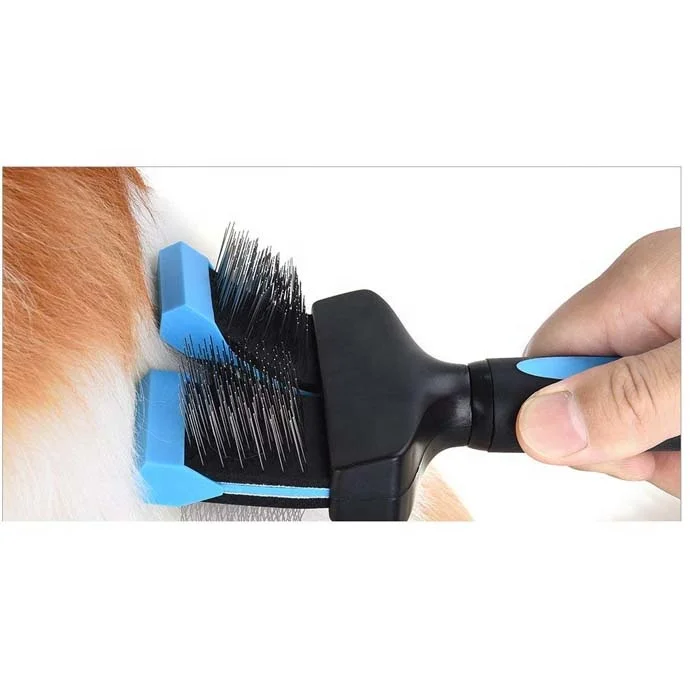 
Pet Cleaning Slicker Brush Removes Tangles, De Sheds, Best Cat and Dog Grooming Brush for All Pet Sizes and Hair Types 