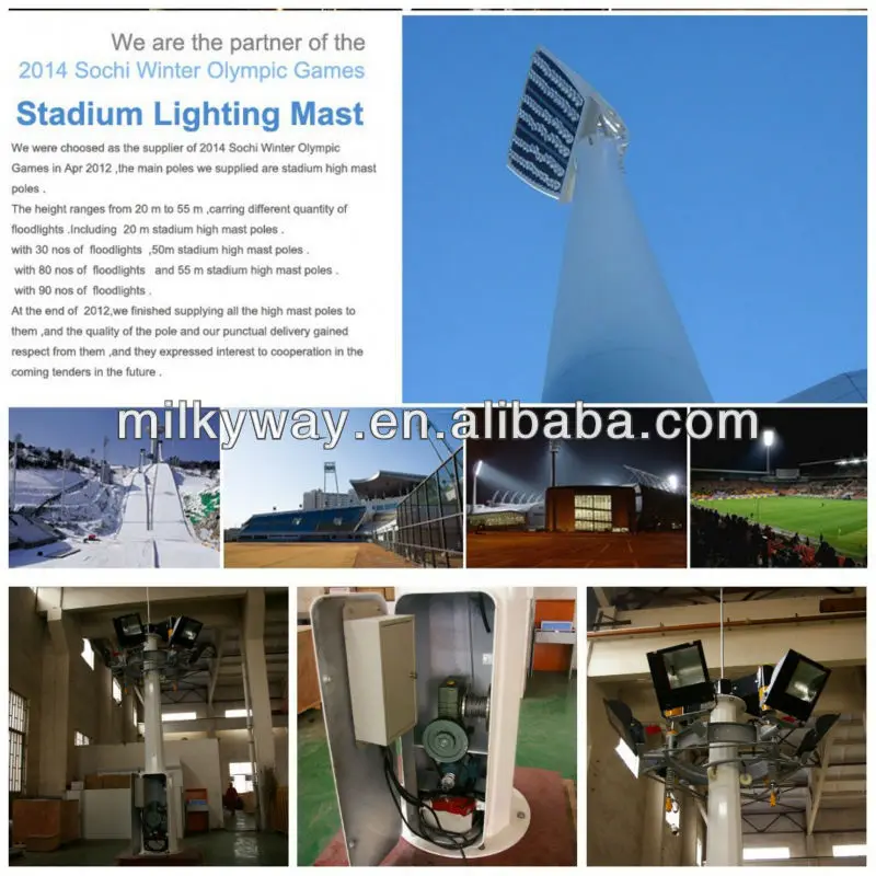 16m 800DaN 1000DaN Galvanized Electric Power Transmission Steel Pole for Direct Burial or Flange Type Installation 6