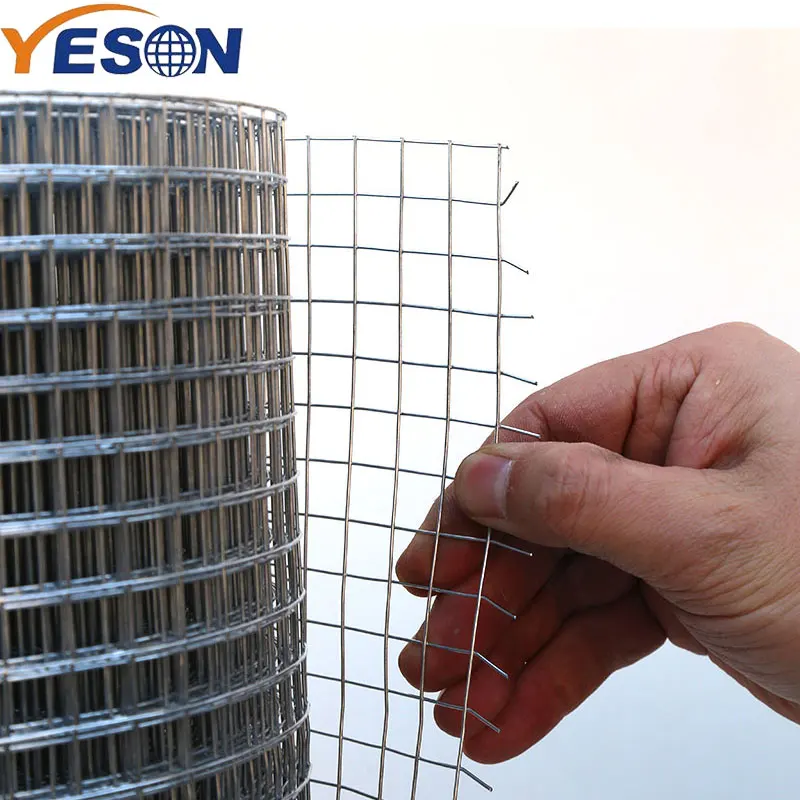 Cheap Galvanized 1x1 Welded Wire Mesh Supplier 22 Gauge 1cm Square Wire