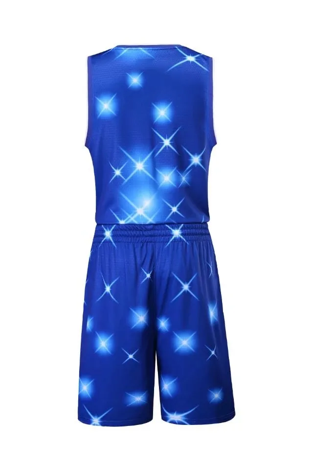 Custom Top Quality Deep Blue Basketball Jersey 2018 High Quality