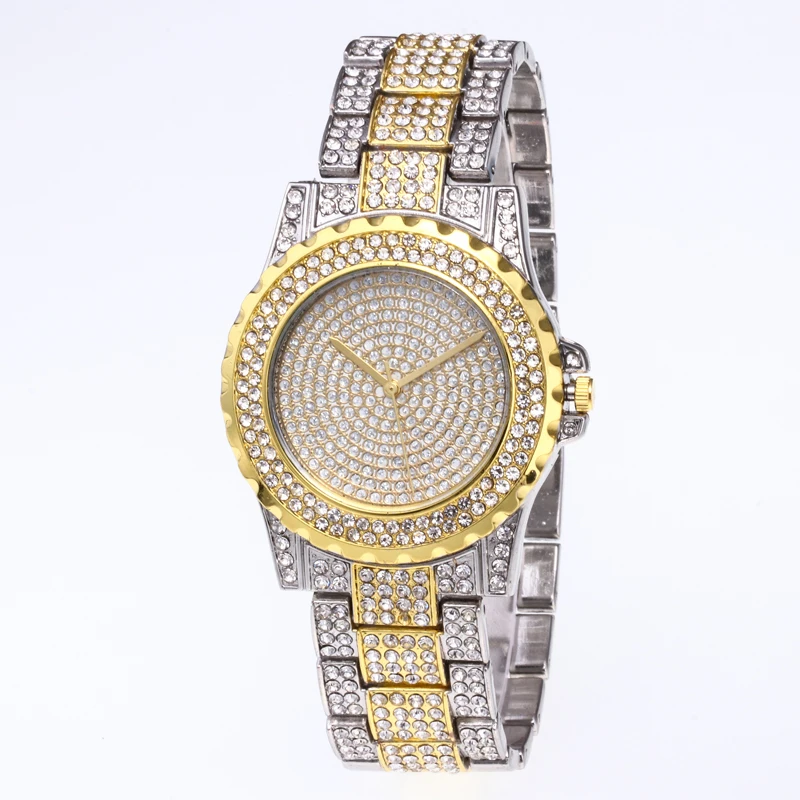 

Mens Wrist Watches with Calender Luxury Men Wristwatch FashionFull Quartz Watch Diamond Watch