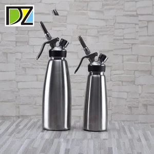 Image of 500ml&1000ml professional stainless steel spray whipped cream dispenser