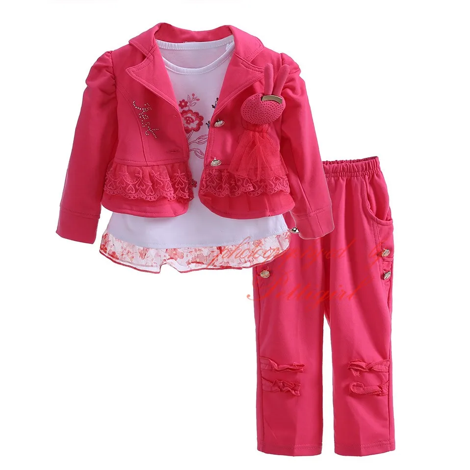 Han edition sport suit children pure color collar two-piece leisure suit 2016 hot hot style CS20707-04