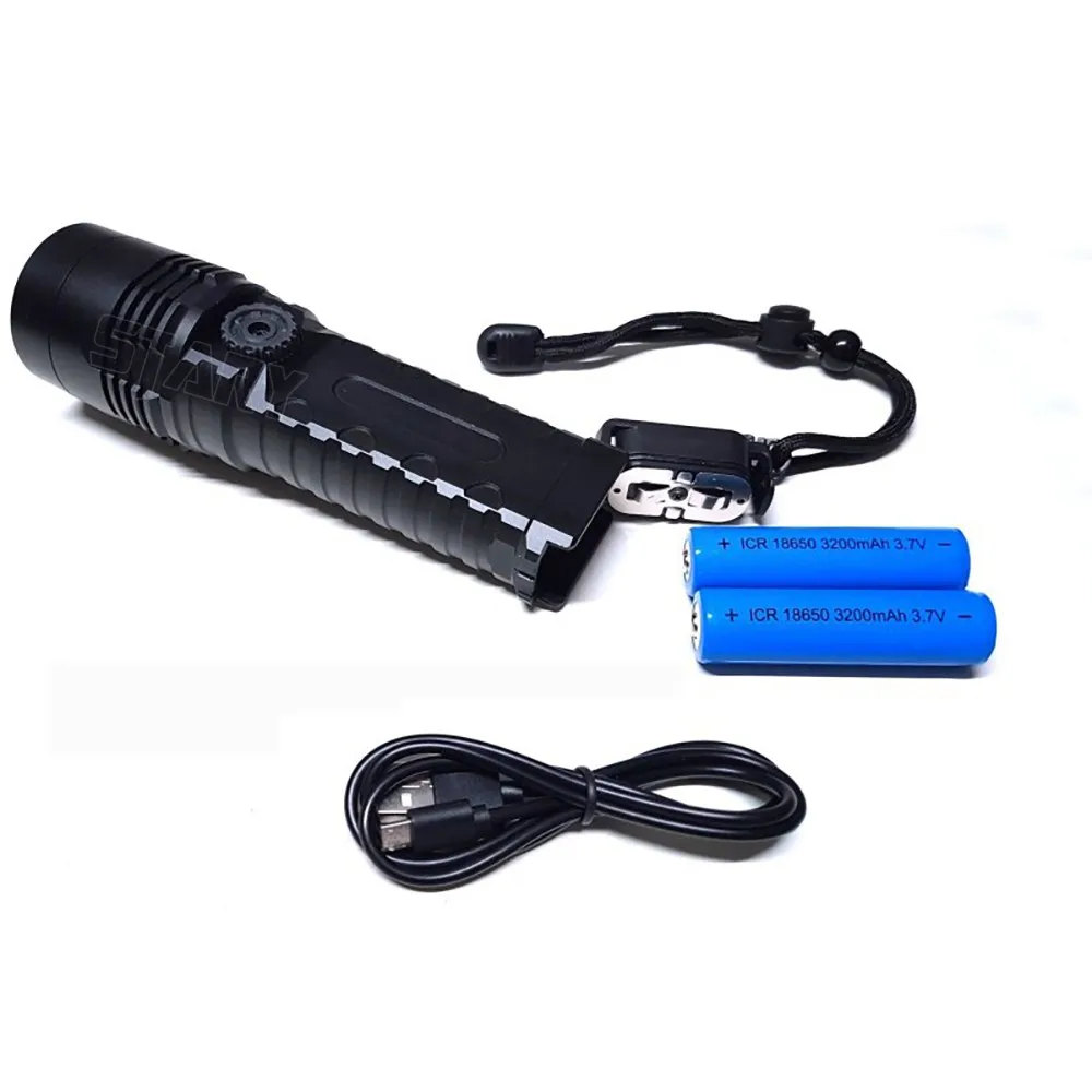 Starynite 780 Lumen Led Tactical Flashlight Set With Battery Status ...