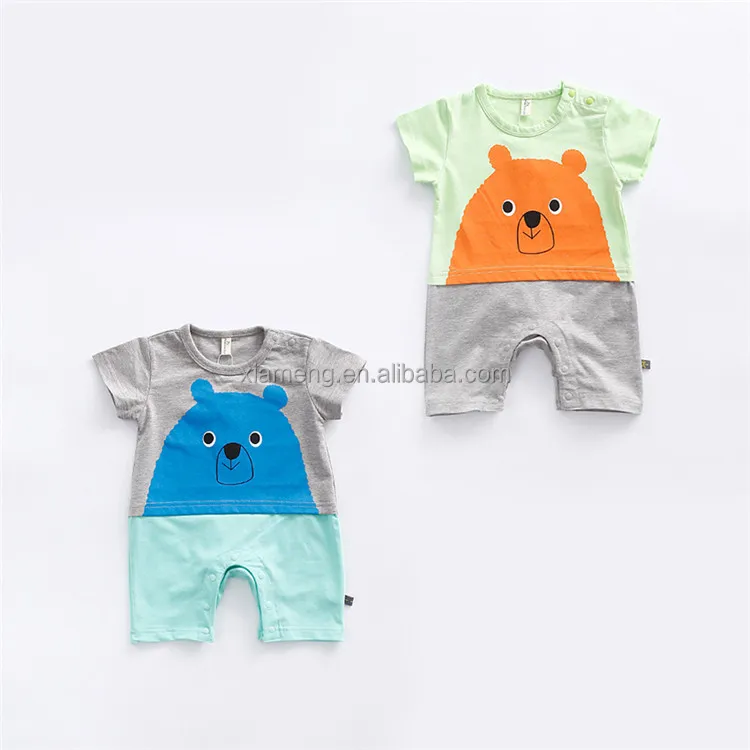 

baby clothes wholesale supplier cheap fall spring wearing india animal baby ramper jumpsuit, baby boys clothes for 1 year old, Picture color