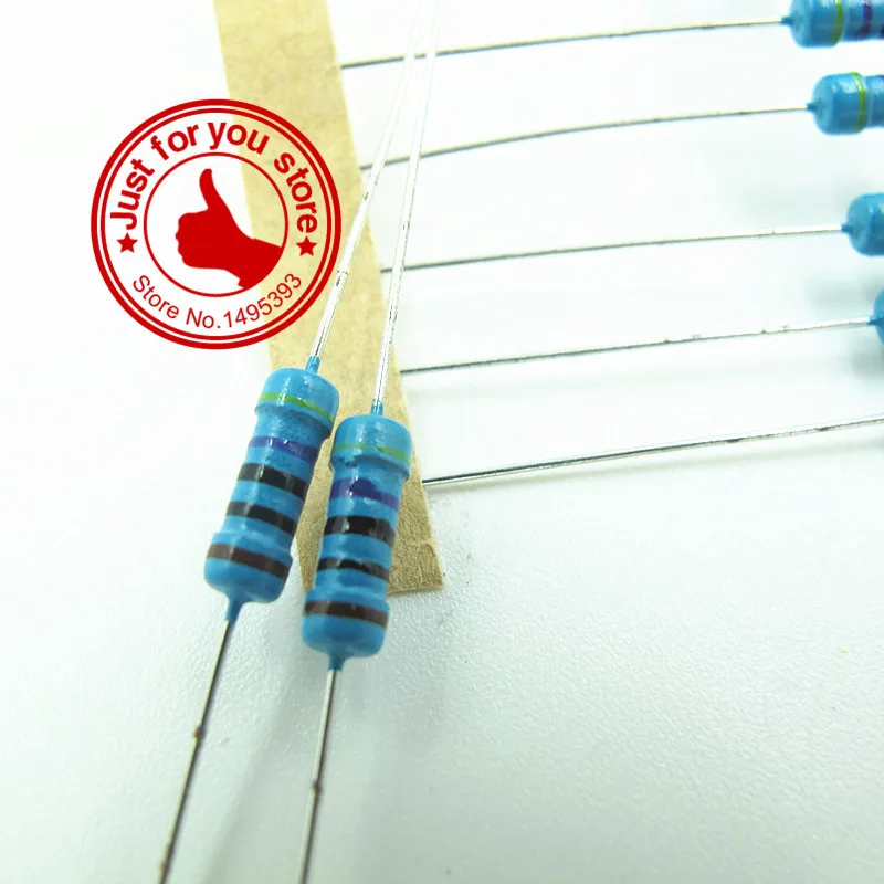 centaure metallic 1//2w size 150r0.6#20 to 250pcs 150 ohm resistance 0,6w