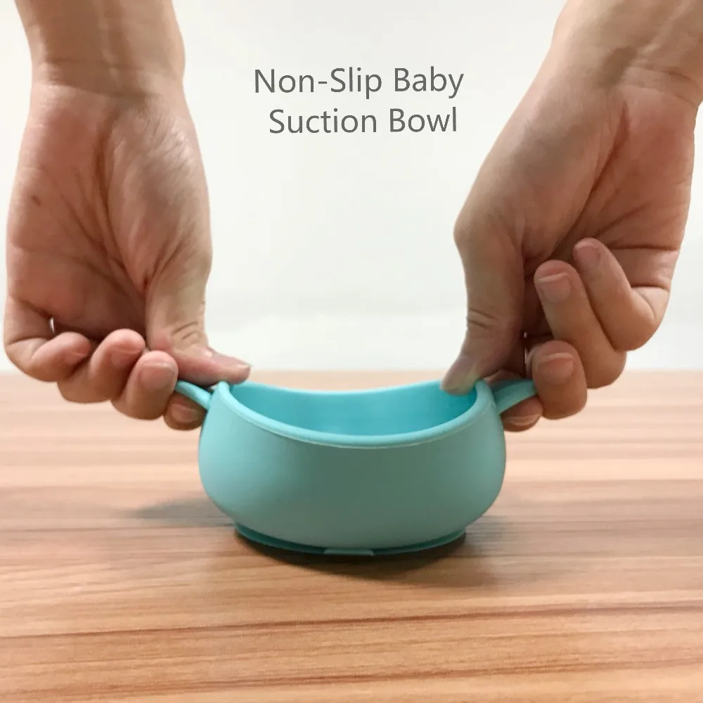 Baby Cereal Bowl,Suction Bowl And Plate For Baby,Nontoxic Elegant Baby