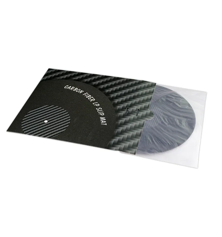 High Quality Carbon Fiber Vinyl Turntable Slipmats Album Record 295mm