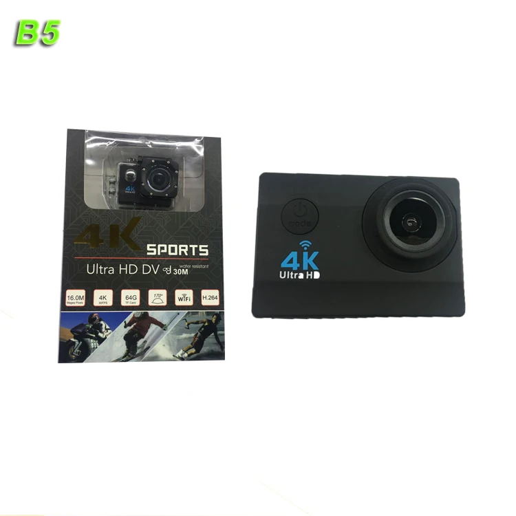 

2017 cheaper action camera be unique with wifi 2.0inch lcd B5 4k action camera