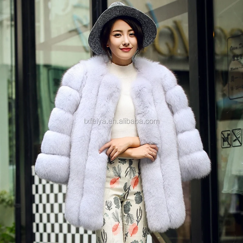 Womens Winter Luxury Warm Faux Mink Fur Long Coat Oversized Thick Jacket Parkas