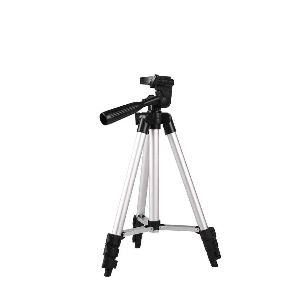 

Kaliou Factory Direct price lightweight camera mobile phone mini 3110 aluminum tripod stand, Black and silver