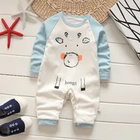 

HOT SALE 100% cotton one-piece cartoon baby clothes romper