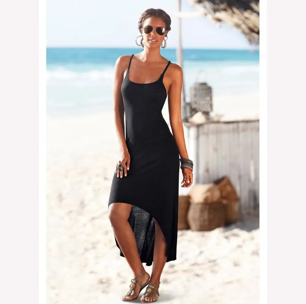 black beach dresses