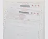 Printing service for computer forms or bill of document