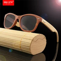 

SIKAI Wholesale Custom Polarized bamboo Sunglasses Cheap Wholesale OEM designer made wooden sunglass