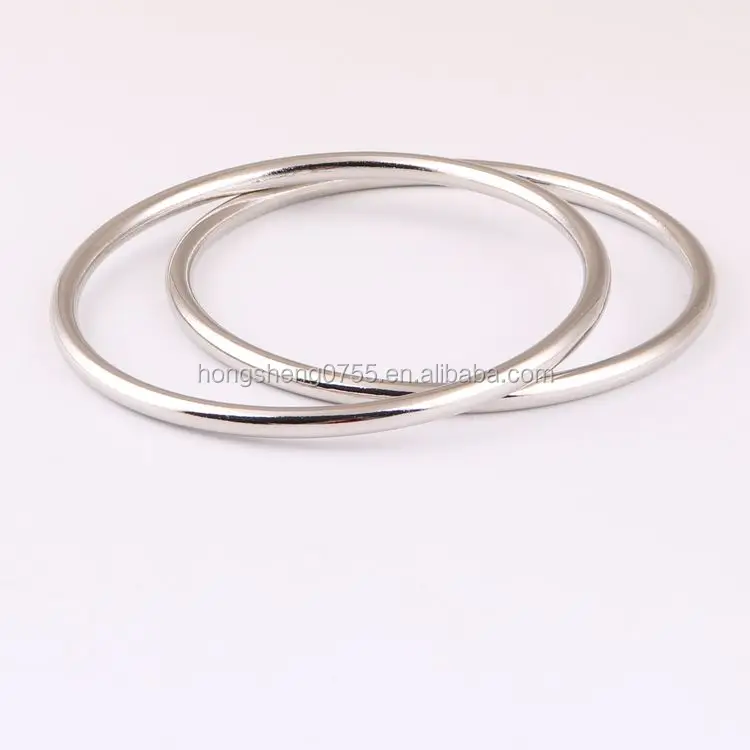 Custom Made Large 4 Inch Metal Round O Ring For Handbag Ring Handle